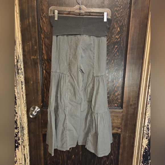 NWT XCVI WEARABLES Gray Tiered Ruffled Women's Palooza Pants Sz XS - Picture 4 of 8